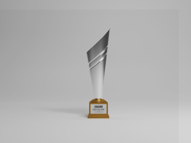 PSD 3d trophy mockup