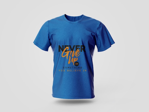 3d tshirt mockup