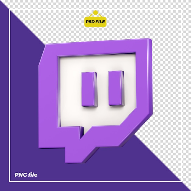 3d twitch-pictogram