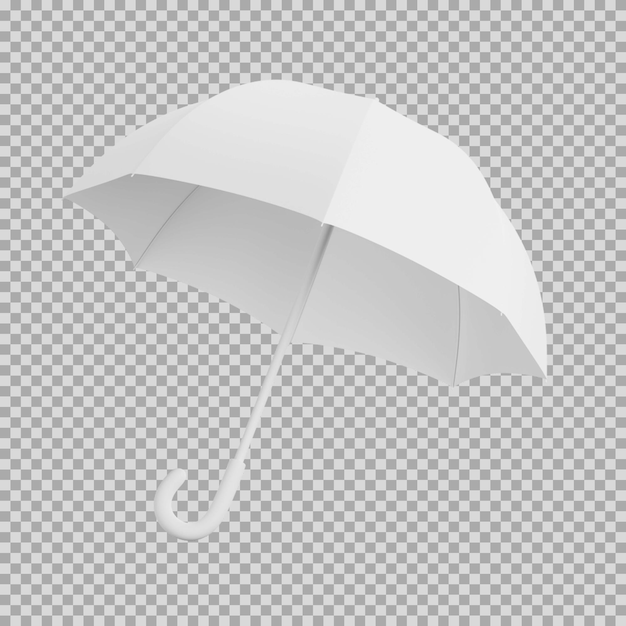 3d umbrella dynamic clay icon