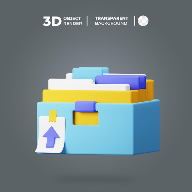 PSD 3d-upload mappictogram