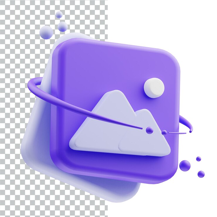 3D пользовательский интерфейс 3D иллюстрационный дизайн