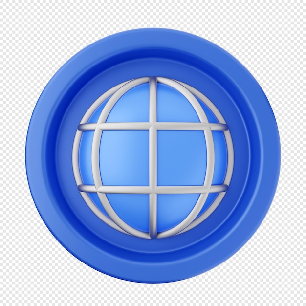 PSD 3d user interface icon illustration render