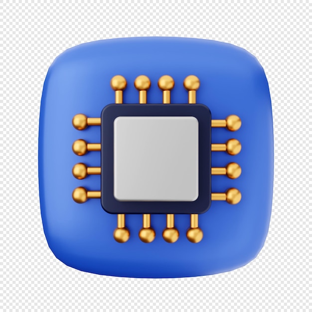 3d user interface icon illustration render