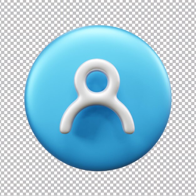 PSD 分離された 3 d のユーザー ui アイコン
