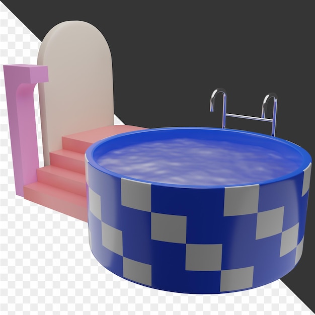 3D-vakantie-icoon