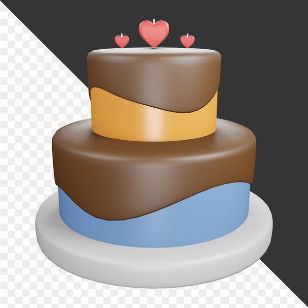 PSD 3d valentine icon