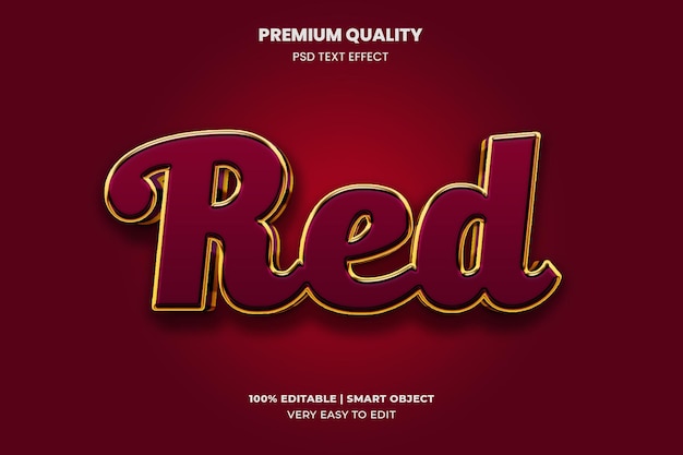 3d Vector Text Effect Fully Editable High Quality