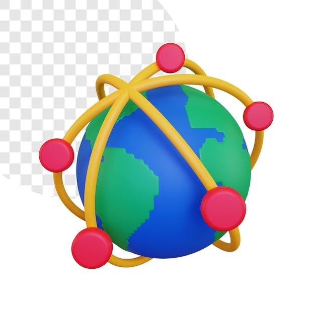 PSD 3d-verbonden wereld