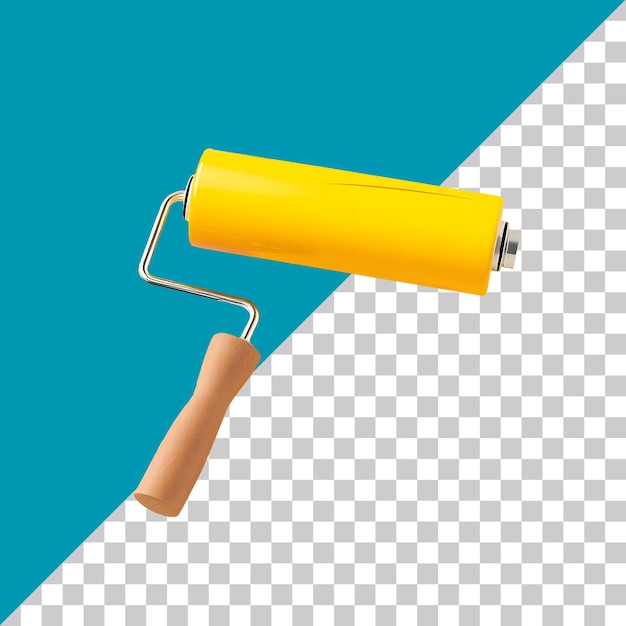3d-verfroller illustratie premium psd