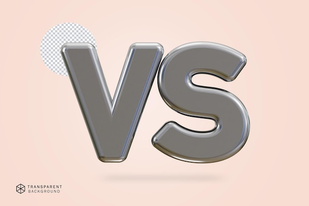 3d versus tekst-effect vector doorzichtig element