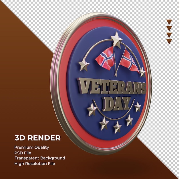 3d-veteranendag noorwegen die linkermening teruggeeft