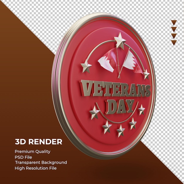 3d veterans day bahrain rendering vista sinistra