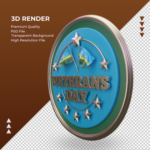 3d veterans day rwanda rendering right view