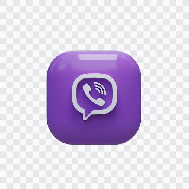 Icona 3d viber