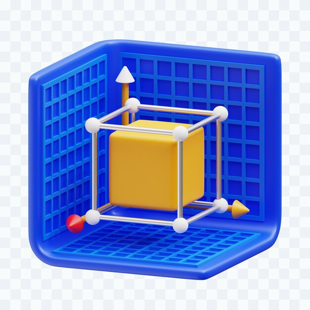 3D Viewport 3d illustration