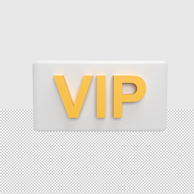 Объект рендеринга 3D Vip