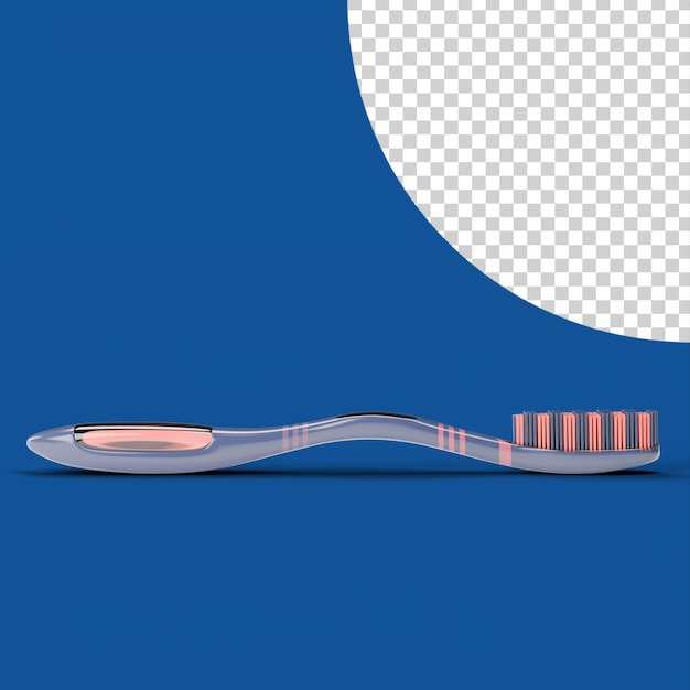 3D volledig geïsoleerde tandenborstel