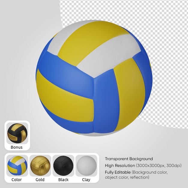 3d volleybal bal