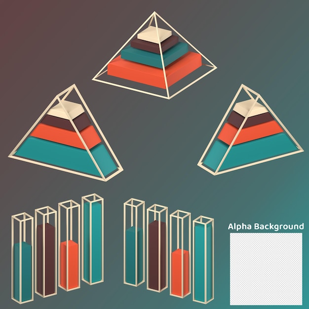 PSD diagramma del volume 3d