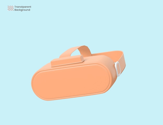3d Vr 고글 아이콘, 가상 현실 기술, 메타버스. 3d 렌더링 그림
