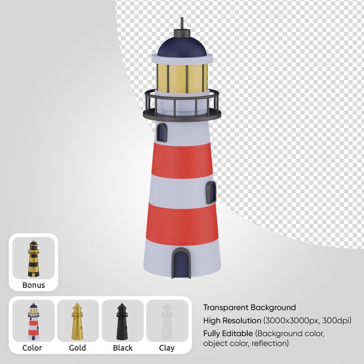 PSD 3d vuurtoren