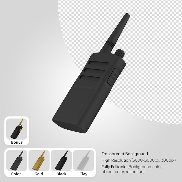 3d Walkie-talkie