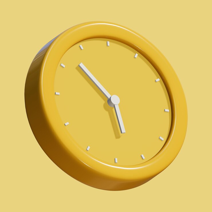 PSD 3d wall alarm clock