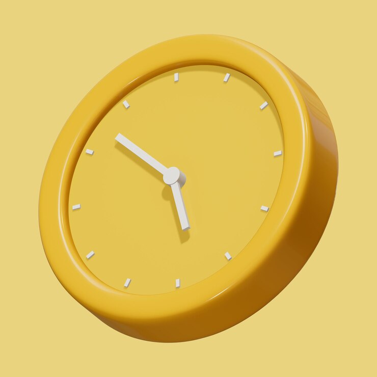 PSD 3d wall alarm clock