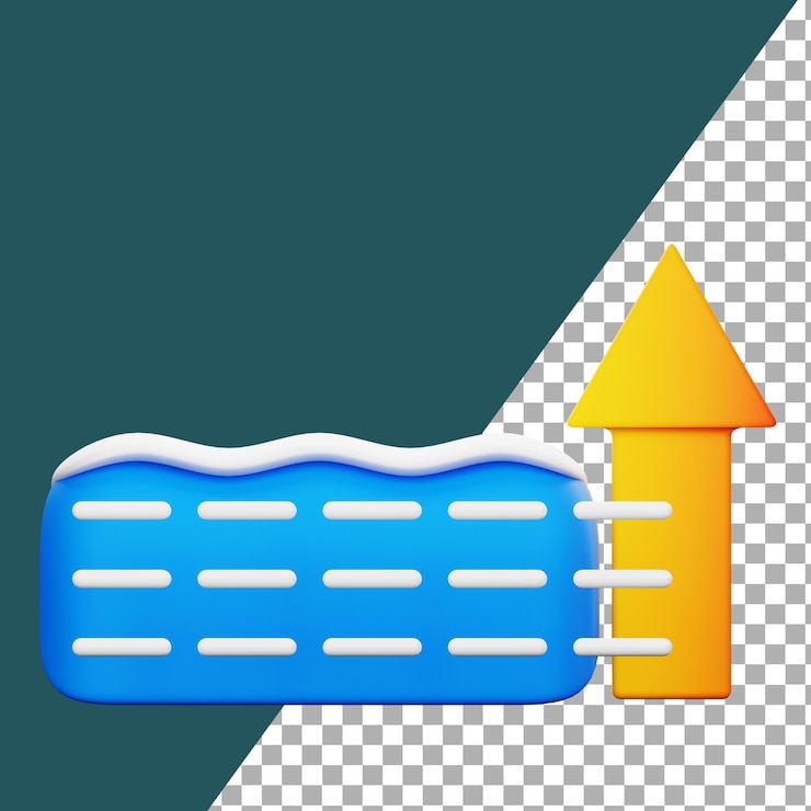 PSD 3d water level