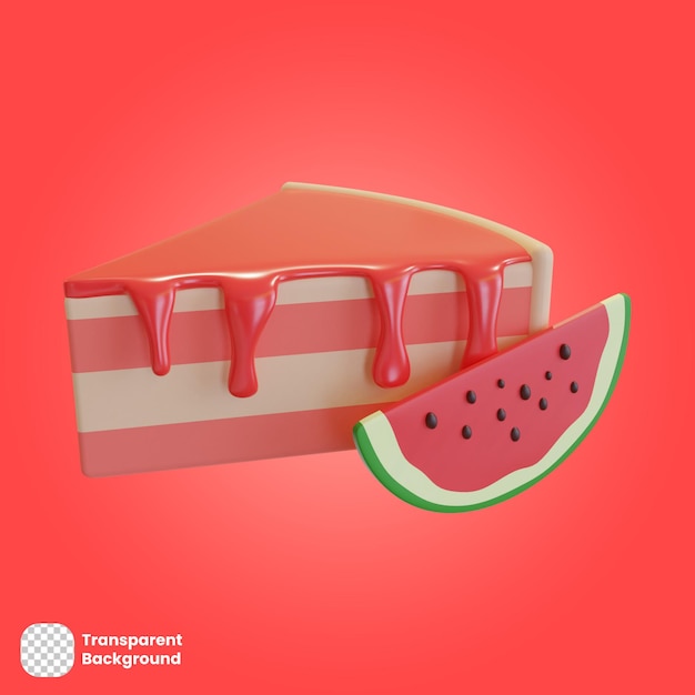 3D Watermelon Cake