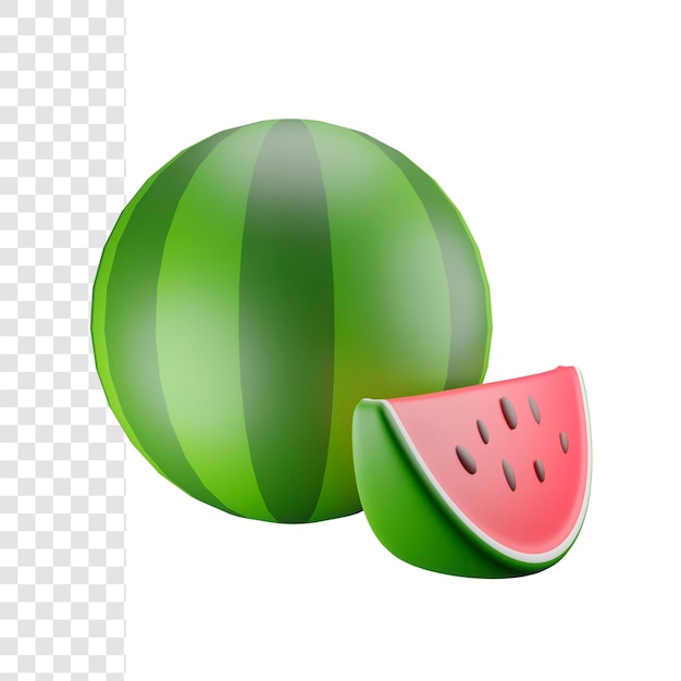 3d watermelon