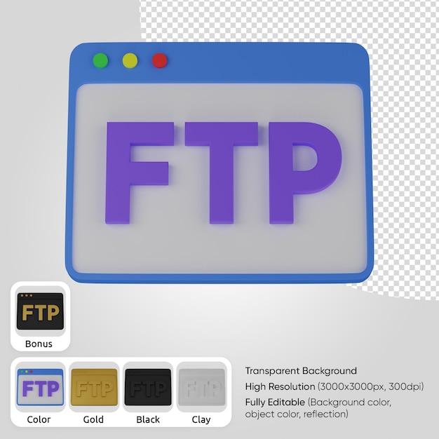 Layout web 3d ftp