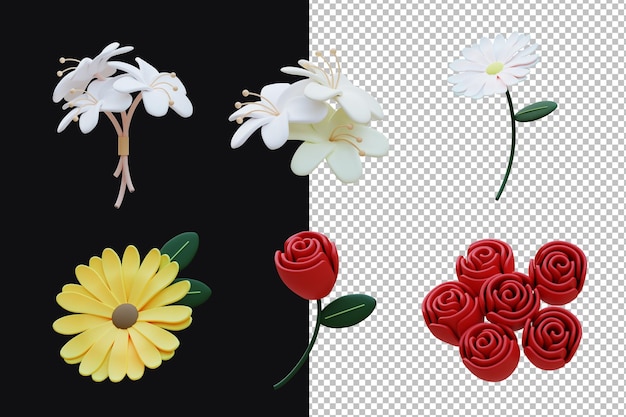 3D Wedding Icon Collection