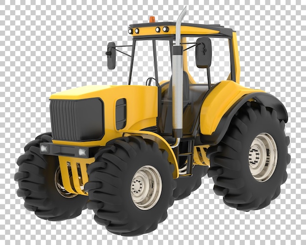 3D-weergave van een trekker op een transparante achtergrond