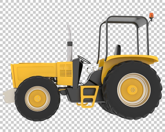 3D-weergave van een trekker op een transparante achtergrond