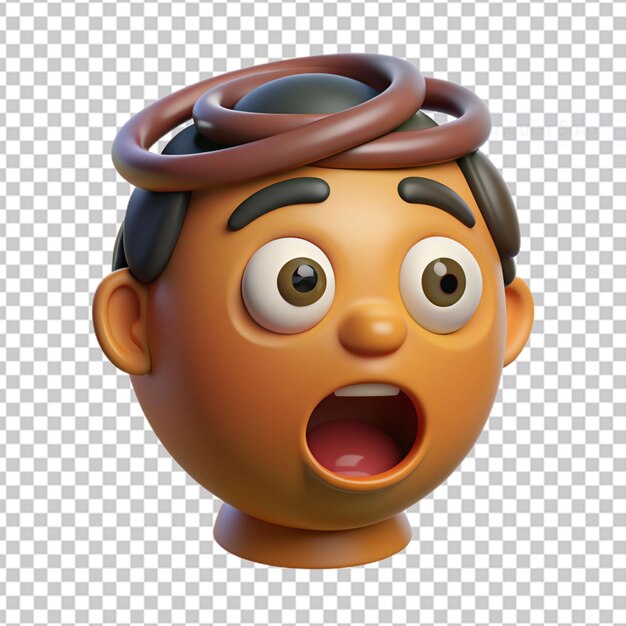 PSD 3d-weergave van emoji-iconen