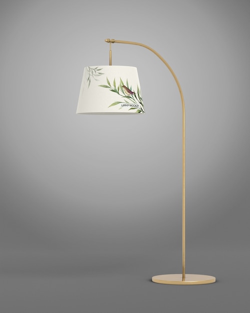 3d-weergave van lampmodel