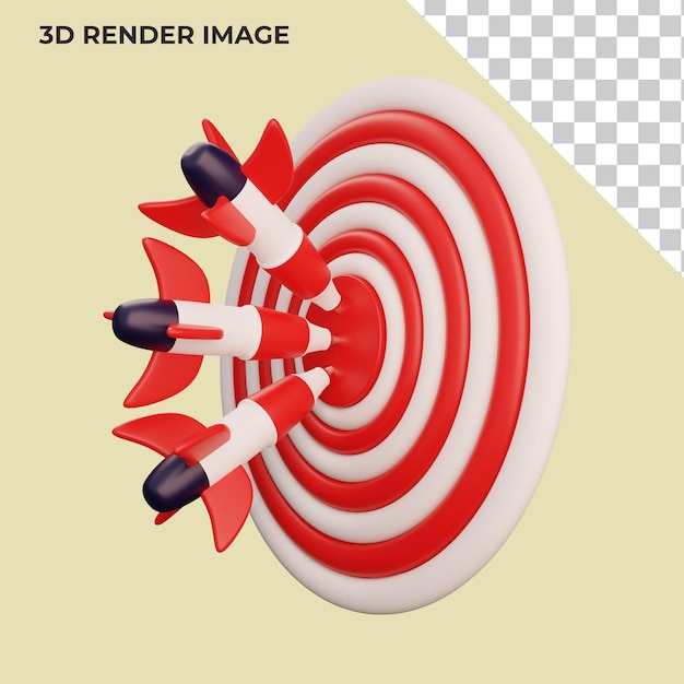 3D-weergave van zaken met doelconcept