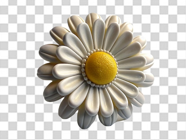 3d white flower png