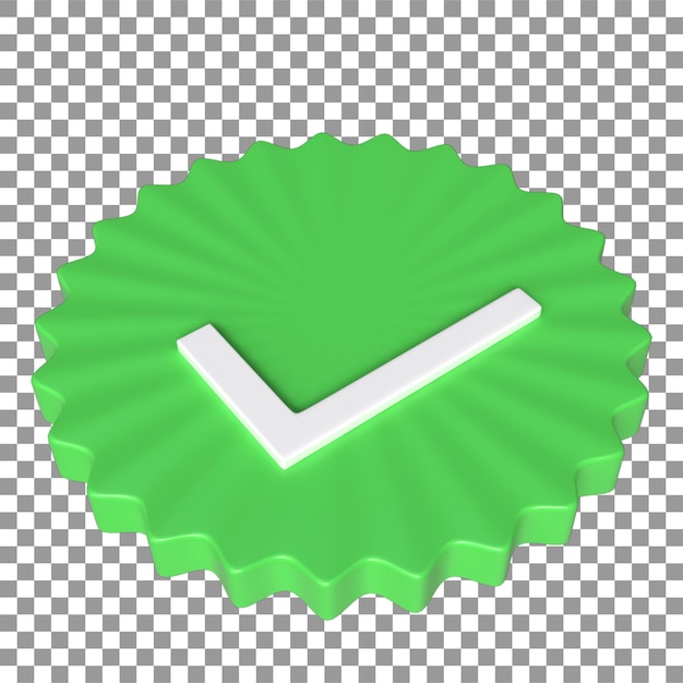 PSD 達成と成功の緑の星形のシンボルに 3 d の白い目盛り
