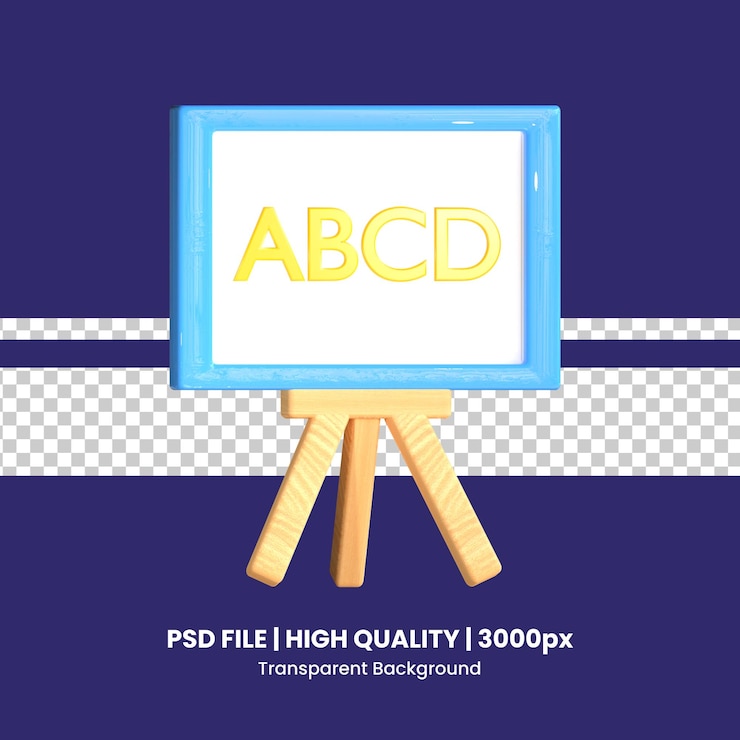 PSD 3d whiteboard