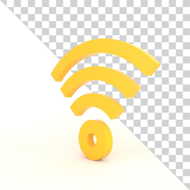 3d wifi icon