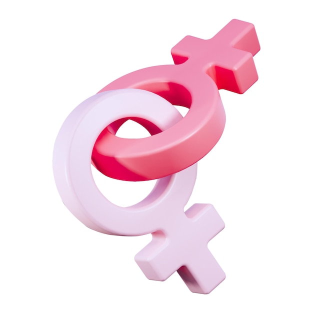 3d womens day icon vector