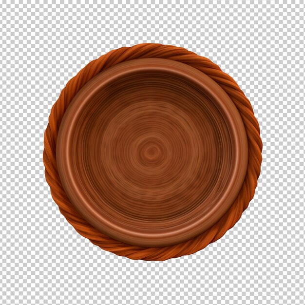 PSD 3d wood board no background png