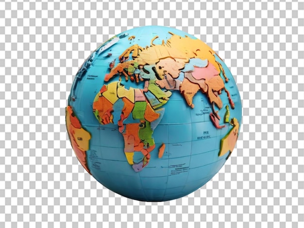 PSD 3d world globe na tle obiektu