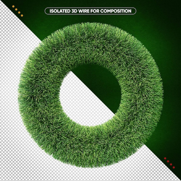 3d wreath for composition