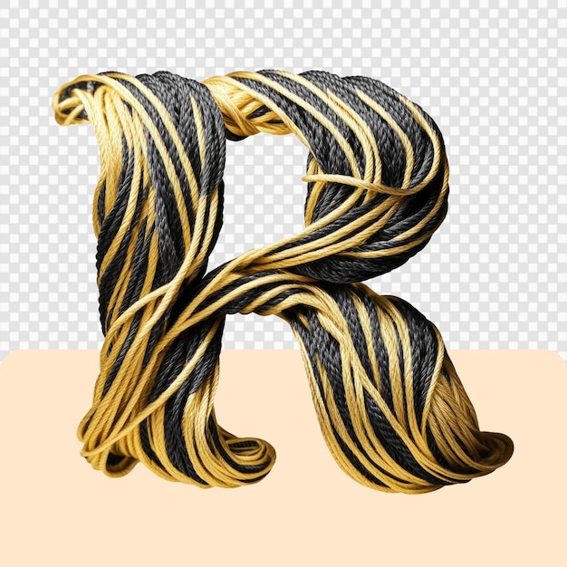 PSD 3d yarn letter set