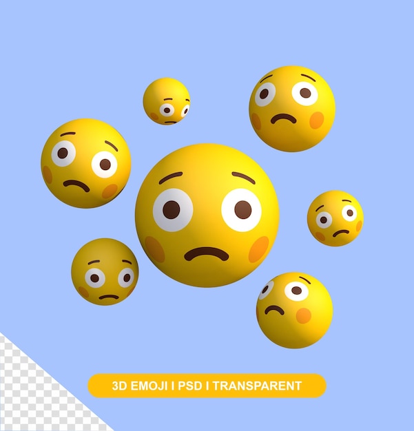 Emoticon giallo 3d