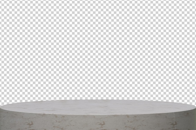 3D zbliżenie marmurowe podium